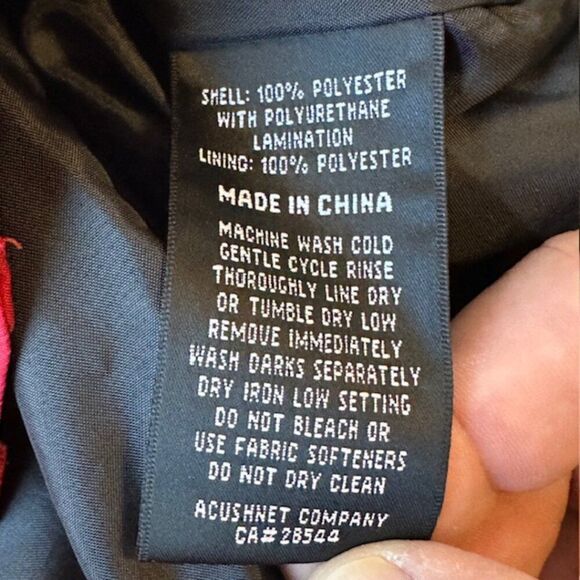 FootJoy‎ DryJoys Red Golf All Weather Jacket in Size XL - Picture 5 of 7